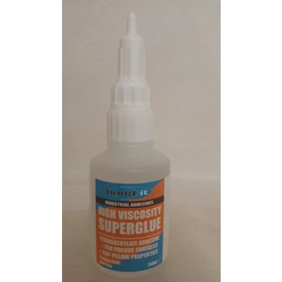 Image of 4 x 50g BOND IT HIgh Viscosity super glue adhesive Clear Cyanoacrylate
