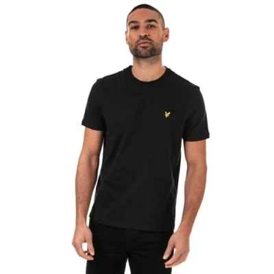 Image of Lyle &amp; Scott Plain T Shirt Jet Black S