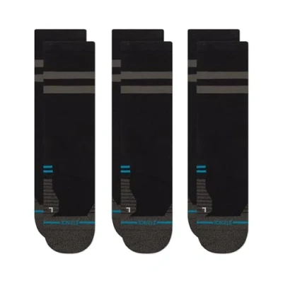 Image of Stance Crew Socks FRANCHISE UL 3 PACK, Black, Large