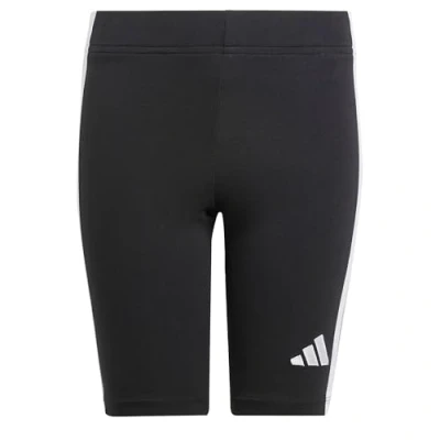 Image of adidas Performance Essentials Biker Leggings for kids, Size: 9 10y, Black/white