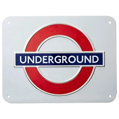 Image of GWC London Underground Sign, Underground, Medium Metal Sign