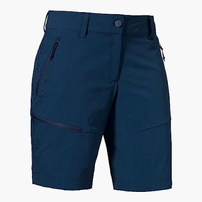 Image of Schöffel Women&#039;s Toblach2 Casual Shorts, Dress Blue, 34 EU