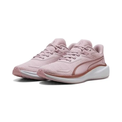 Image of PUMA Unisex Skyrocket LITE Elevate Road Running Shoe, Rose Mauve Gold, 11 UK