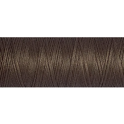 Image of Gutermann Sew All Polyester Thread, 100Mtr, Brown (0252), 5.5 x 1.8 cm