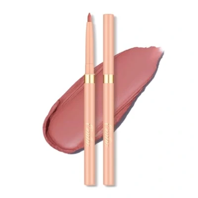 Image of OULAC Matte Coral Peach Eye Liner &amp; Lip 2 in 1, Waterproof, Smudge proof Retractable Eyeliner Pencils Lasts 24H+, Highly Pigmented and Smooth, Vegan (LL04) Sunlit