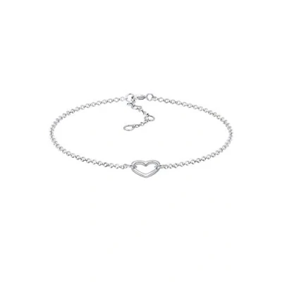 Image of Elli Women&#039;s 925 Sterling Silver Xilion Cut Bracelets of Length 17 cm