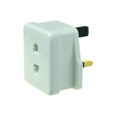 Image of Shaver Adaptor UK Plug Razor Toothbrush Dencon 1A to BS1363/3