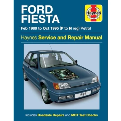 Image of Ford Fiesta Petrol (Feb 89 Oct 95) Haynes Repair Manual (Paperback)