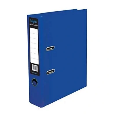 Image of Indigo A4 Office Lever Arch File 70mm Navy Blue Pack of 10