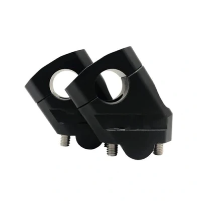 Image of Motorcycle Handlebar Riser For SUZUKI DL650 V Strom 650 22mm Bar Mount DL VStrom VStrom650 Accessories Handle Clamp Risers(Black)