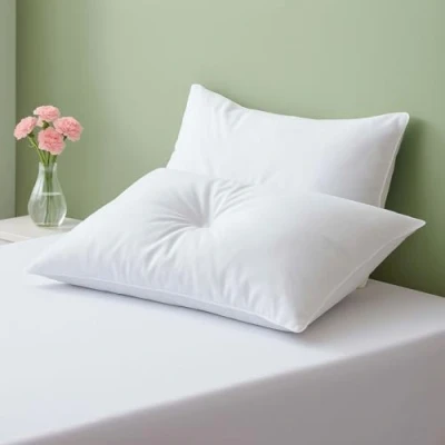 Image of Sheet Story 100% Cotton Pillow Cases 2 Pack 50x75cm Size, 400 Thread Count White Pillowcases Classic, Soft and Silky With Extra Deep Inner Flap For Snug Fit