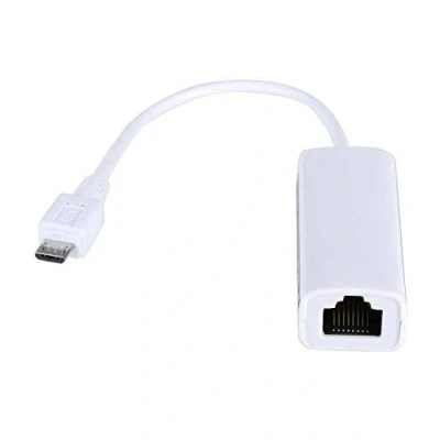 Image of Multibao 5pin Micro USB 2.0 to RJ45 10/100Mbps Network Lan Ethernet Adapter Converter