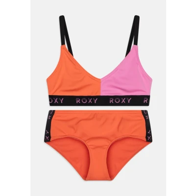 Image of Roxy Colorblock TRI Bikini for kids, Size: 12y, Anthracite