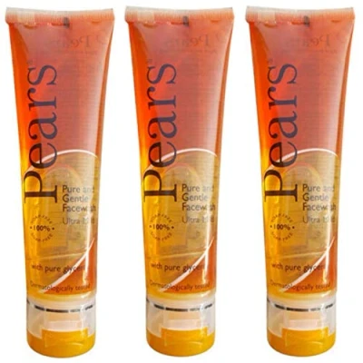 Image of 3 x Pears Ultra Mild Pure &amp; Gentle Facewash for all skin type