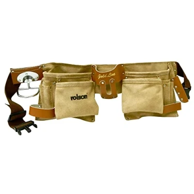 Image of Rolson 68639 Professional Double Leather Tool Pouch