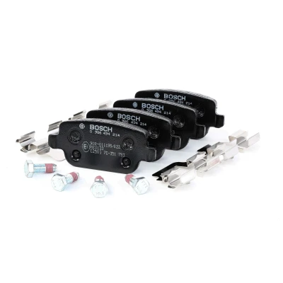 Image of 1438867, 1439867, 1459408, 1477803, 15662234 Brake pad set BOSCH 0 986 494 214 FORD: S Max Mk1 MPV, Mk1, MONDEO 4 Turnier