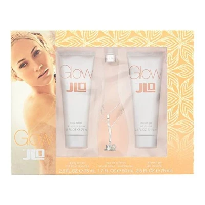Image of Jennifer Lopez Glow Eau De Toilette 50Ml, Body Lotion 75Ml &amp; Shower Gel