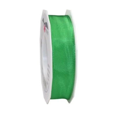 Image of C.E. Pattberg Präsent 25 mm m Ribbon Wired Tafetta Lyon, Green