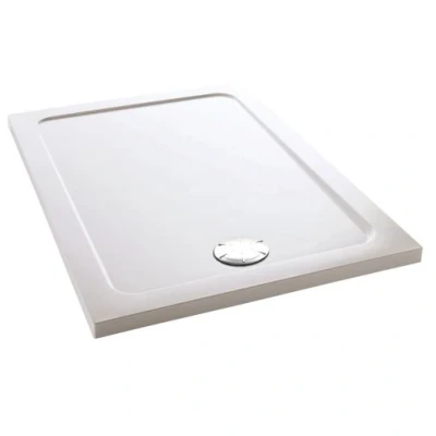 Image of Mira Showers 1.1697.006.WH Rectangle 1200 x 760 mm Flight Low Shower Tray White