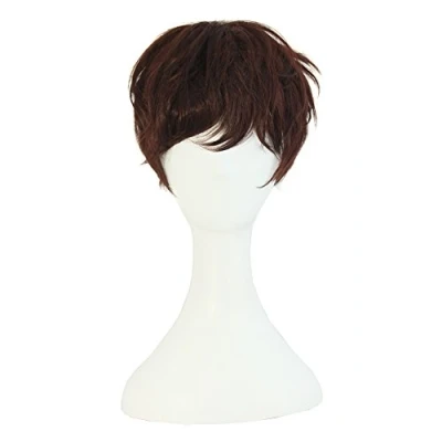 Image of MapofBeauty Fashion Women Natural Short Curly Wig (Dark Brown)