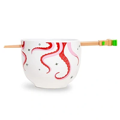 Image of Star Wars: The Mandalorian Grogu Tentacle Chowder Ramen Bowl and Chopstick Set