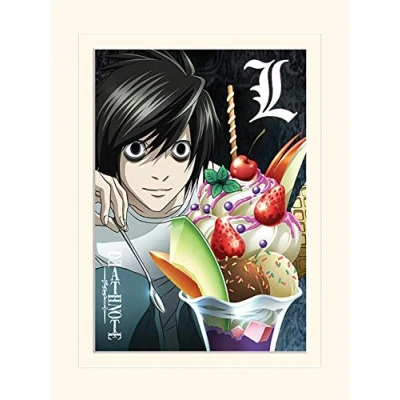 Image of Death Note Mounted Prints, Multi Coloured, 30 X 40cm