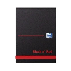 Image of Black n Red Polynote Book Casebound 90gsm Unruled 192pp 100080540
