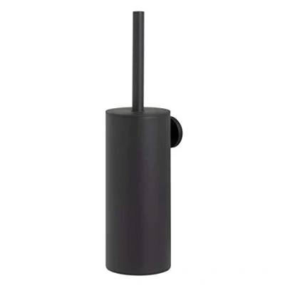 Image of Tiger Noon Toilet Brush and Holder, Black, 8.9 x 38.2 11 cm