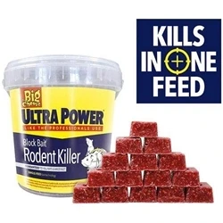 Image of Big Cheese Ultra Power Block Bait Killer Station Refill 15x20g Pk 6