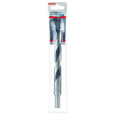 Image of Bosch Professional PointTeQ HSS Twist Drill Bit (for Metal, Reduced Shank, 17 x 125 184 mm, Accessories for Driver)