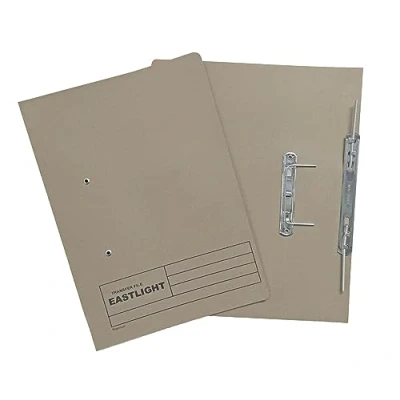 Image of Eastlight Transfer Spring File, 38mm Foolscap, Colour Buff, Box 25 (Colour May Vary)