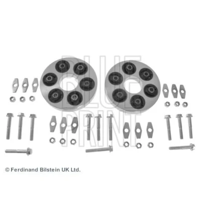 Image of 0437428020 Drive Shaft Coupler BLUE PRINT ADT38016 Rear 129mm with bolts/screws nuts