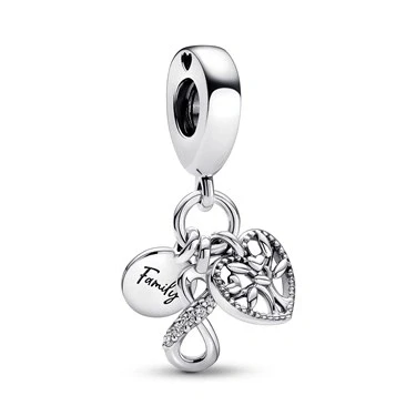 Image of Pandora Family Infinity Triple Dangle Charm