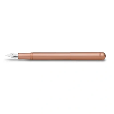 Image of Kaweco LILIPUT Fountain Pen Copper I Premium for Ink Cartridges Exclusive 12.5 cm Nib: F (Fine)