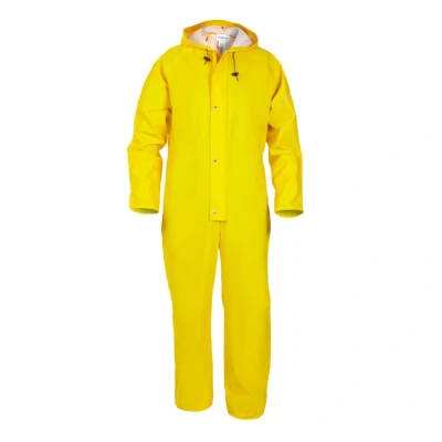 Image of Salesbury Hydrosoft Waterproof Coverall Yellow Medium