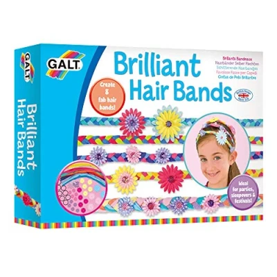 Image of Galt Toys, Brilliant Hair Bands, Kids&#039; Craft Kits, Ages 6 Years Plus