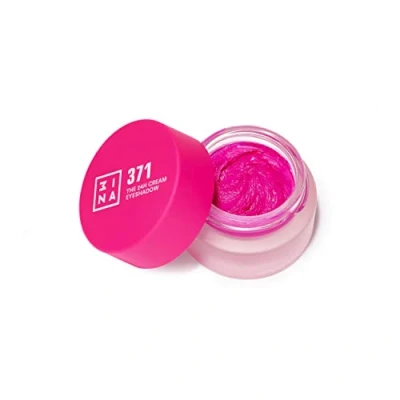 Image of 3INA MAKEUP The 24H Cream Eyeshadow 371 Pink Waterproof Fast Drying Matte Shimmer Glitter