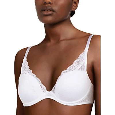 Image of Passionata Women&#039;s Brooklyn T Shirt Bra, Off White (Champagner Nl), 34C (Manufacturer Size: 75C)