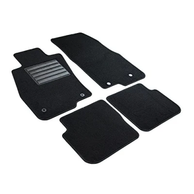 Image of MDM SP 81 Velour Car Mat for Alfa Romeo Mito 09.2008 to 12.2018, Black