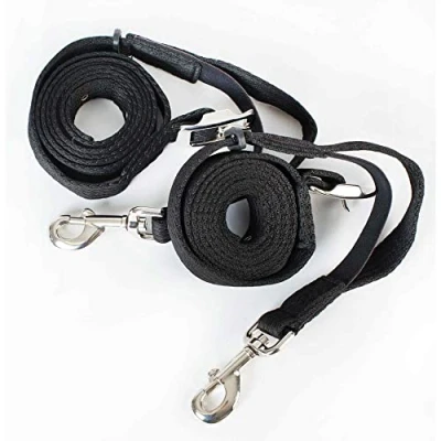 Image of Cameo Equine Side Reins Large Black