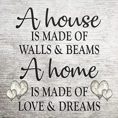 Image of OWN4B Cross Stitch Kits Stamped, Warm Inspirational Sentences Printed Pattern 11CT 14.2x14.2 inch DIY Embroidery Kit (Quotes)
