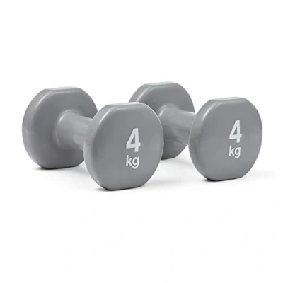 Image of Reebok Unisex&#039;s Dumbbells, Grey, 5 kg