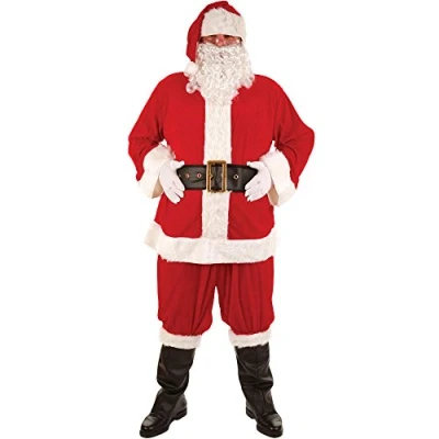 Image of Wicked Costumes Super Deluxe Santa Claus Fancy Dress Costume