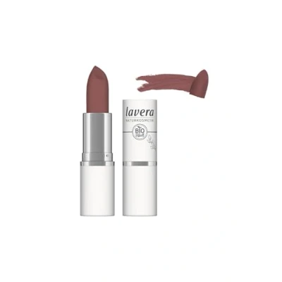Image of lavera Velvet Matt Lipstick Auburn Brown 02 natural cosmetics Comfortable wear, no drying out the lips Gluten free Longlasting Organic blossom butter &amp; sunflower oil 4,5g