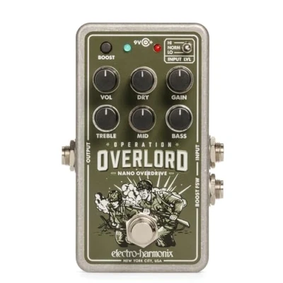 Image of Electro Harmonix Nano Operation Overlord Allied Overdrive Pedal