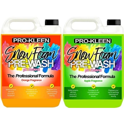 Image of Pro Kleen pH Neutral Snow Foam Pre Wash 5L (Orange) (Apple)
