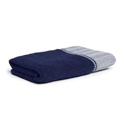 Image of Möve Brooklyn Uni Deep Sea 596 Bath Towel 80 x 150 cm