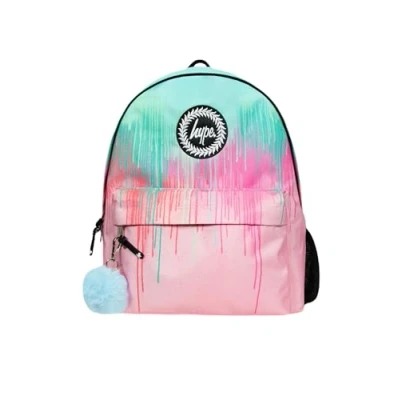 Image of hype BAGS Pastel Drips Polyester Unisex Backpacks in Multi Coloured Size: One Size