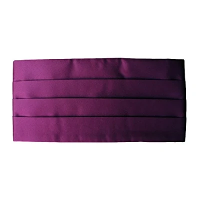 Image of Clermont Direct Burgundy Satin Cummerbund