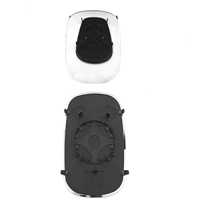 Image of Clip on Heated Base Convex Wing Mirror Glass fits FIAT Doblo 2000 to 2008 Left Passenger Side